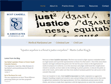 Tablet Screenshot of candell-law.com